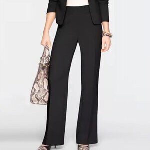 Talbots Heritage Fit Wool Blend Pants with Metallic Pin Stripes 18W